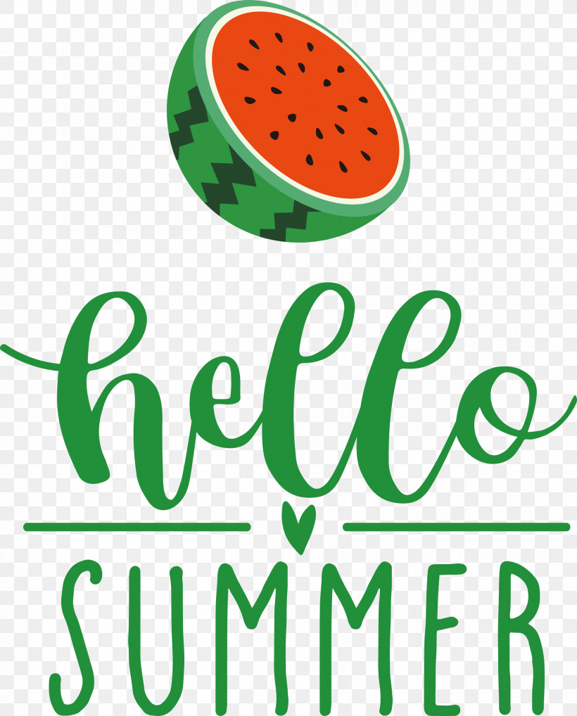 Hello Summer, PNG, 2416x3000px, Hello Summer, Fruit, Geometry, Green, Line Download Free