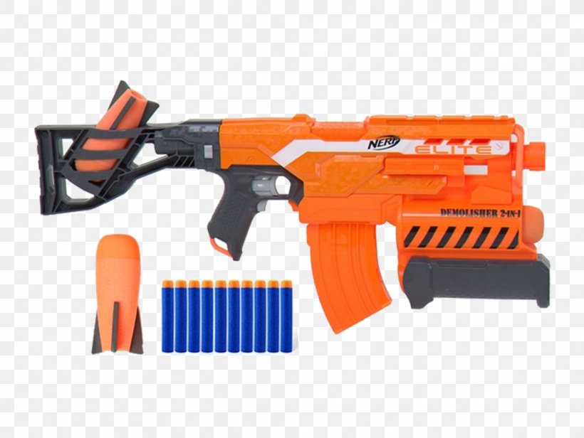 NERF N-Strike Elite Demolisher 2-in-1 Blaster Demolishor, PNG, 1984x1491px, Nerf Nstrike Elite, Air Gun, Airsoft Gun, Ammunition, Demolishor Download Free