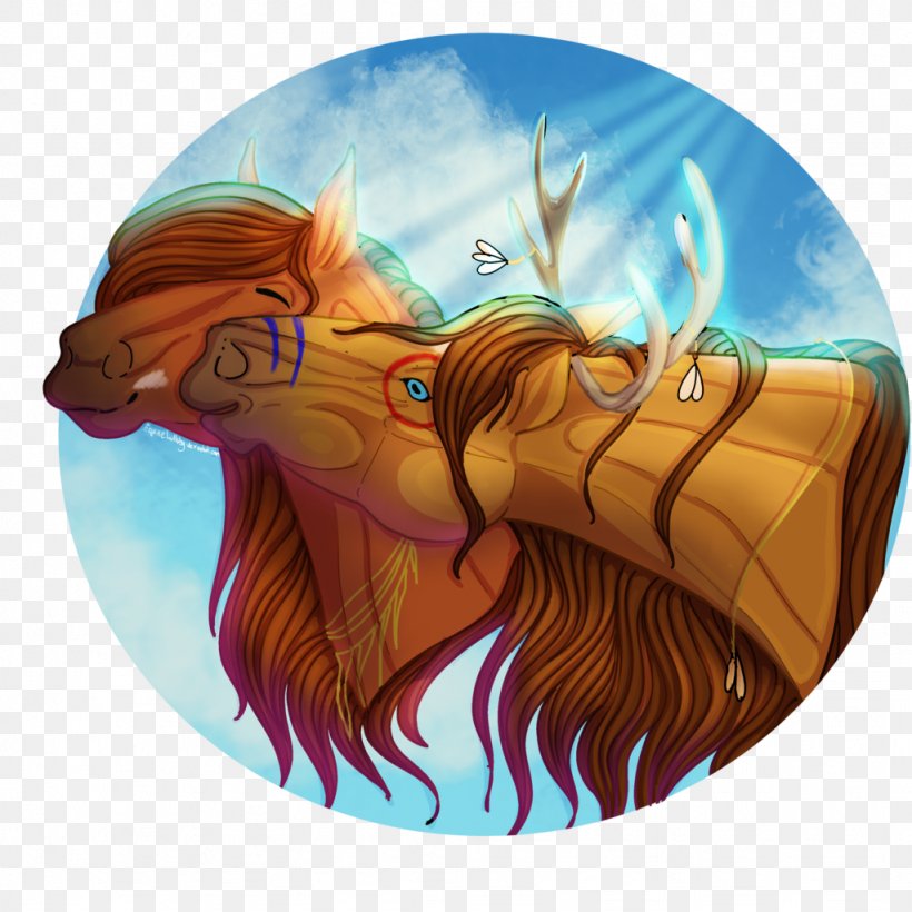 Carnivora Horse Dragon Mane, PNG, 1024x1024px, Watercolor, Cartoon, Flower, Frame, Heart Download Free