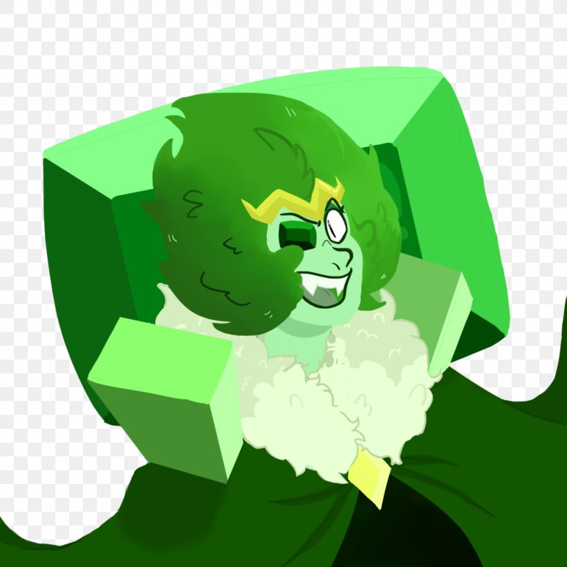 Emerald Fan Art Green Gemstone Peridot, PNG, 1024x1024px, Emerald, Amethyst, Amphibian, Art, Cartoon Download Free