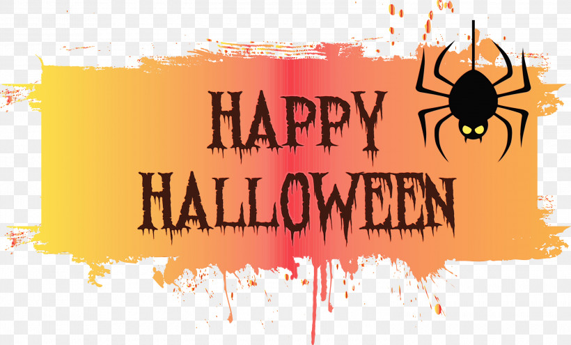 Logo Text M, PNG, 3000x1811px, Happy Halloween, Logo, M, Paint, Text Download Free