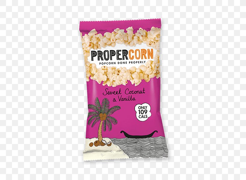 Popcorn Kettle Corn Vegetarian Cuisine Vanilla Flavor, PNG, 600x600px, Popcorn, Coconut, Commodity, Flavor, Food Download Free