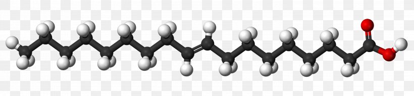 Stearic Acid Saturated Fat Fatty Acid Molecule, PNG, 3000x697px, Stearic Acid, Acid, Arachidic Acid, Ballandstick Model, Black And White Download Free