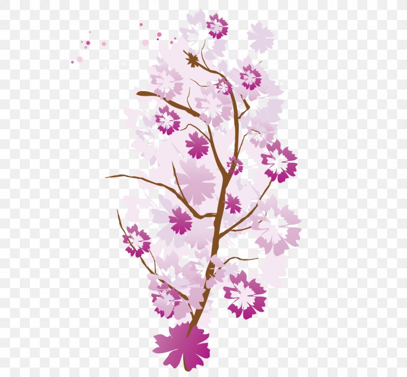 Butterfly Floral Design Clip Art, PNG, 1062x984px, Butterfly, Blossom, Branch, Cartoon, Cherry Blossom Download Free
