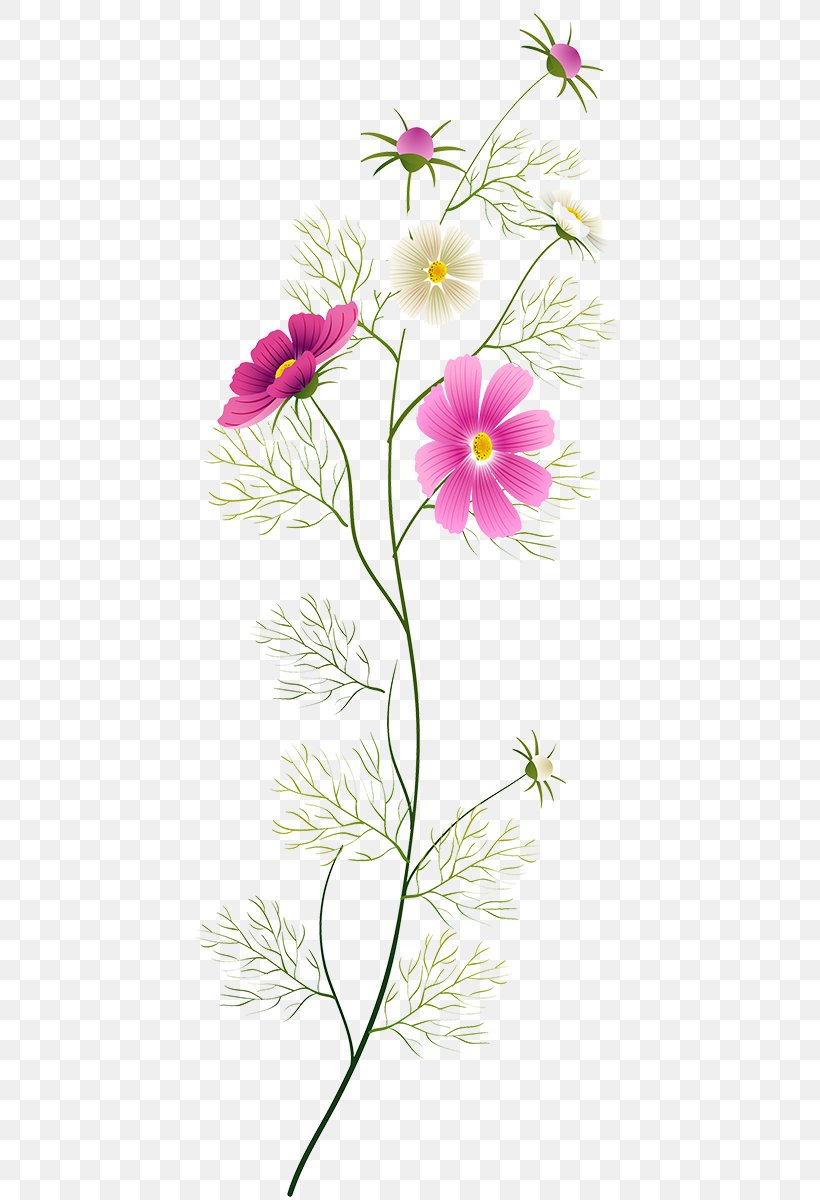 Floral Design Drawing Watercolor Painting Flower, PNG, 435x1200px, Floral Design, Art, Branch, Color, Cut Flowers Download Free