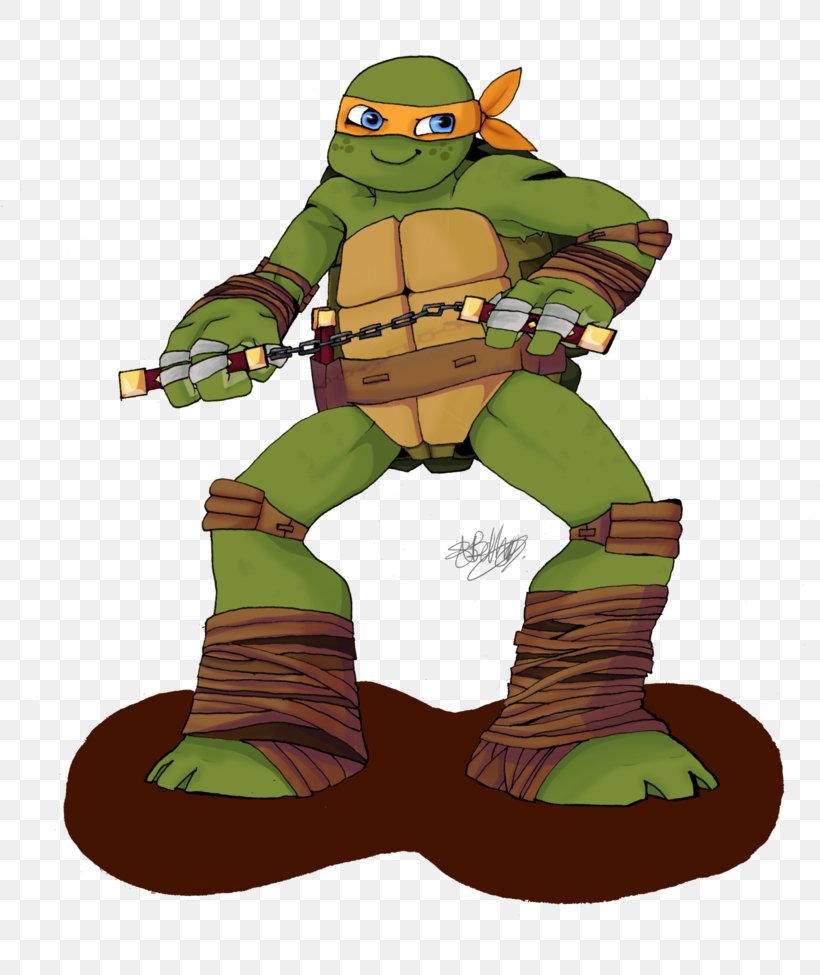 Michelangelo Raphael Cartoon Teenage Mutant Ninja Turtles Drawing, PNG, 819x975px, Michelangelo, Cartoon, Concept Art, Drawing, Fictional Character Download Free
