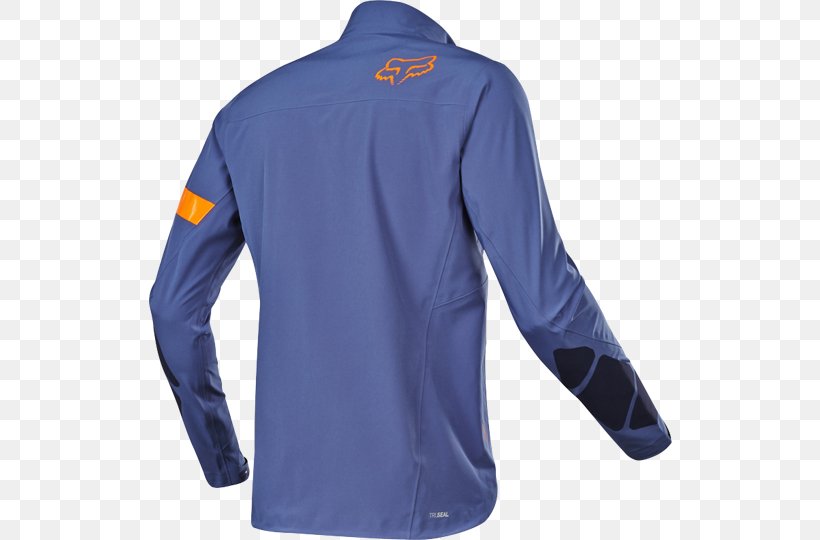 T-shirt Jacket Fox Racing Blue Zipper, PNG, 540x540px, Tshirt, Active Shirt, Bicycle, Blue, Clothing Download Free