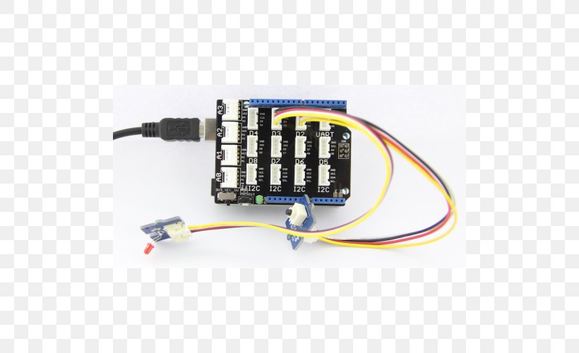 Arduino Sensor Hardware Programmer Electrical Cable Microcontroller, PNG, 500x500px, Arduino, Analog Signal, Cable, Circuit Component, Data Logger Download Free