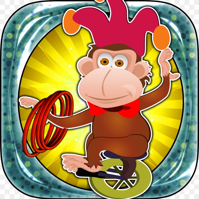 Monkey Character Clip Art, PNG, 1024x1024px, Monkey, Cartoon, Character, Fiction, Fictional Character Download Free