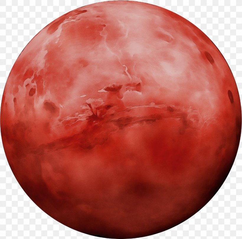 Red Ball Sphere Pink Atmosphere, PNG, 1024x1011px, Watercolor, Astronomical Object, Atmosphere, Ball, Moon Download Free