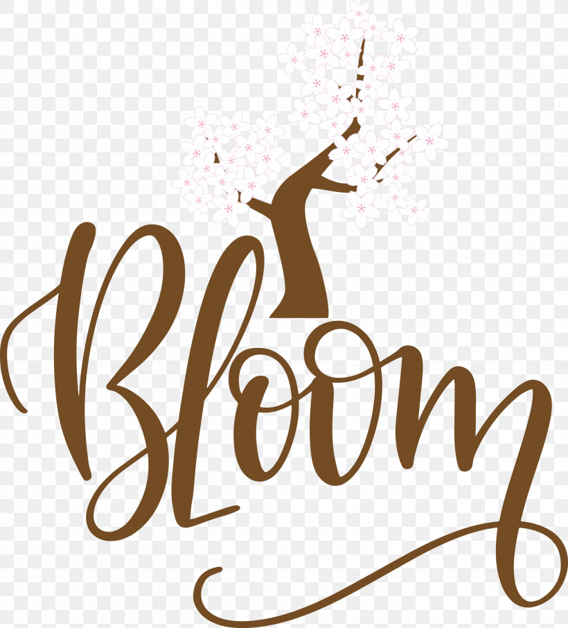 Bloom Spring, PNG, 2713x3000px, Bloom, Calligraphy, Data, Logo, Menu Download Free