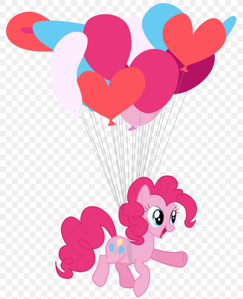 Pinkie Pie Balloon Rainbow Dash, PNG, 794x1007px, Watercolor, Cartoon, Flower, Frame, Heart Download Free