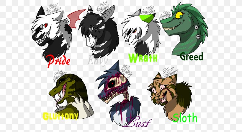The Seven Deadly Sins Symbol Greed, PNG, 625x446px, Seven Deadly Sins, Art, Carnivoran, Carnivores, Cartoon Download Free