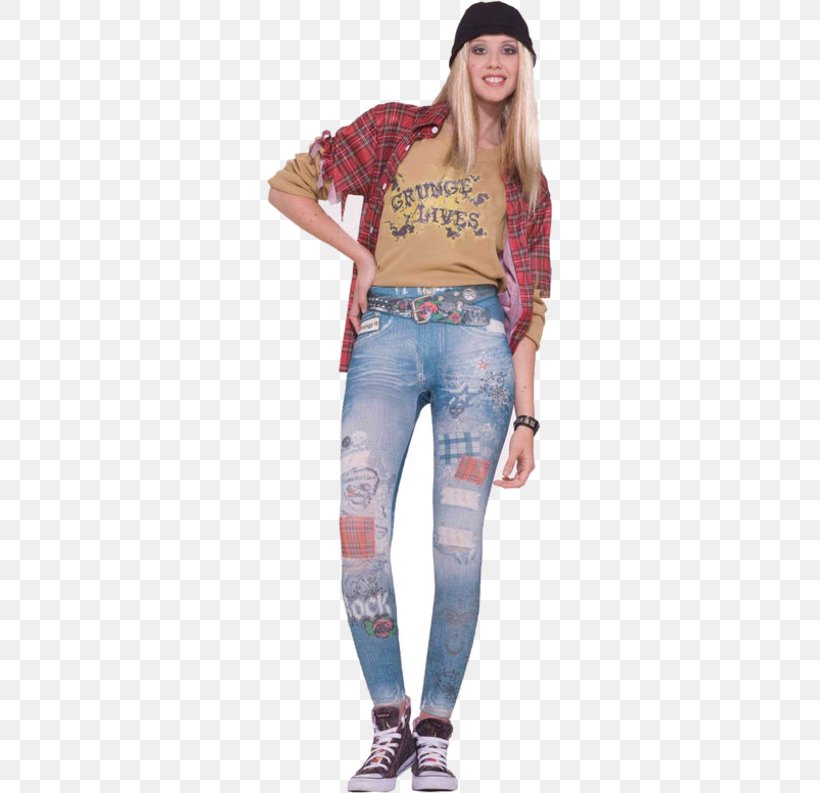 1990s Halloween Costume Grunge Clothing, PNG, 500x793px, Costume, Abdomen, Clothing, Costume Party, Denim Download Free