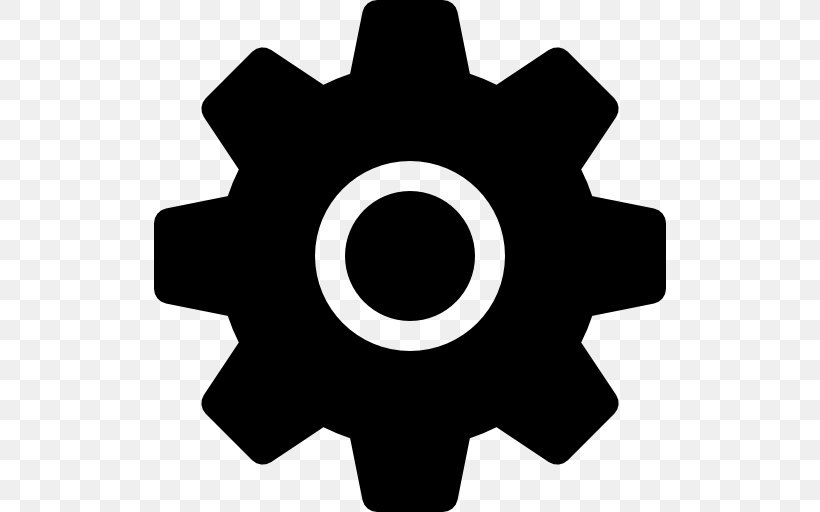 Gear Sprocket Clip Art, PNG, 512x512px, Gear, Black And White, Font Awesome, Logo, Mechanism Download Free