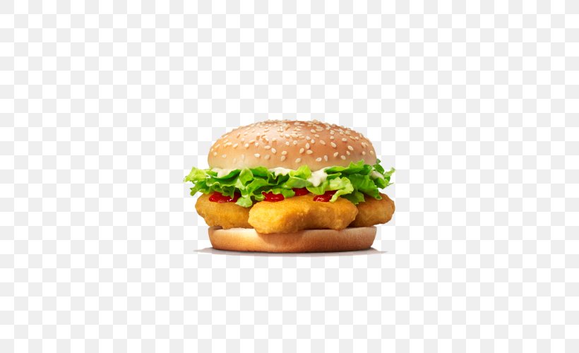 Hamburger Whopper Fast Food Cheeseburger Burger King, PNG, 500x500px, Hamburger, American Food, Breakfast Sandwich, Buffalo Burger, Bun Download Free