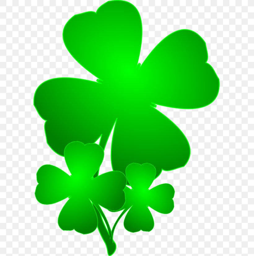 Saint Patrick's Day Shamrock Four-leaf Clover Clip Art, PNG, 603x827px, Saint Patrick S Day, Clover, Flower, Flowering Plant, Fourleaf Clover Download Free
