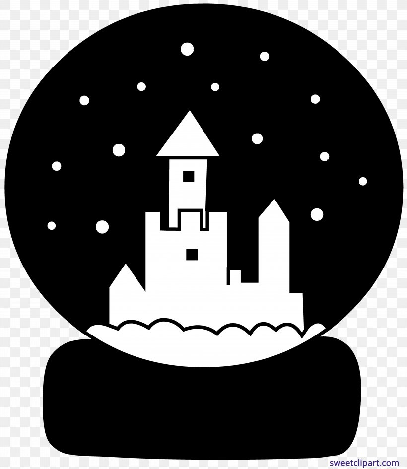 Snow Globes Clip Art, PNG, 5279x6084px, Snow Globes, Black, Black And White, Christmas, Drawing Download Free