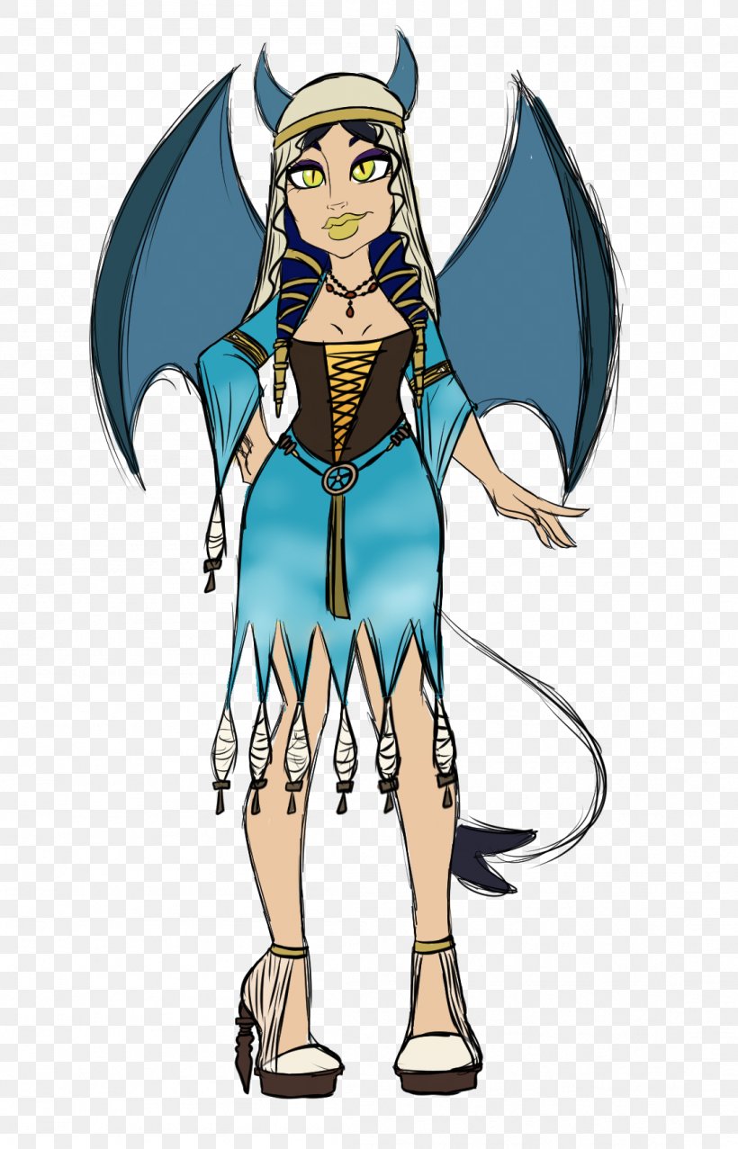 Fasnacht Demon M (128-140) Dress With Mask Costume Design Fairy Illustration, PNG, 1102x1717px, Costume, Art, Cartoon, Costume Design, Drawing Download Free