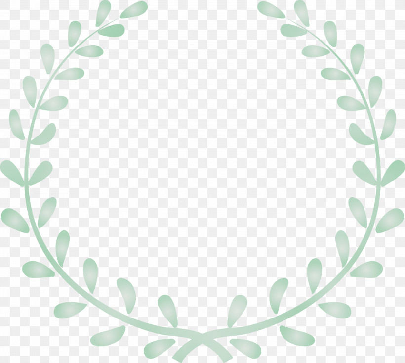 Green Leaf Plant, PNG, 2999x2686px, Flower Frame, Floral Frame, Green, Leaf, Paint Download Free