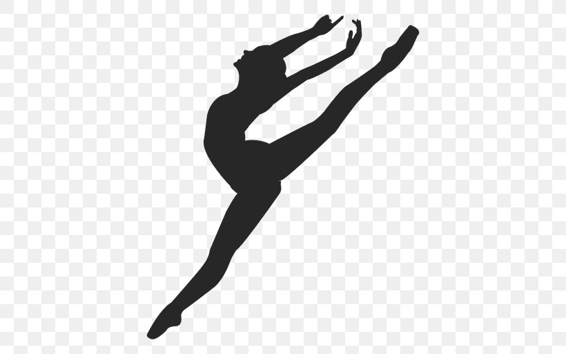 Ballet Dancer Silhouette Clip Art, PNG, 512x512px, Dance, Arm, Ballet, Ballet Dancer, Black Download Free