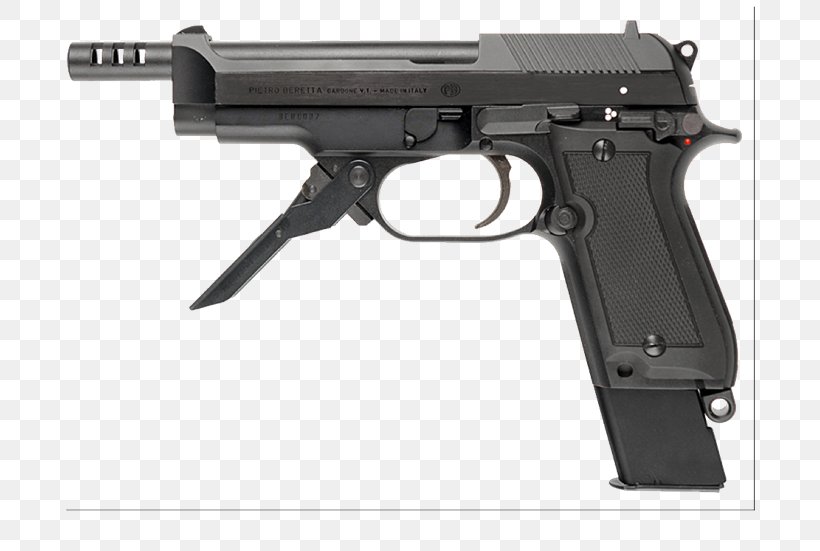 Beretta 93R Airsoft Guns Pistol Blow-Back Gas Blow Back, PNG, 800x551px, Watercolor, Cartoon, Flower, Frame, Heart Download Free