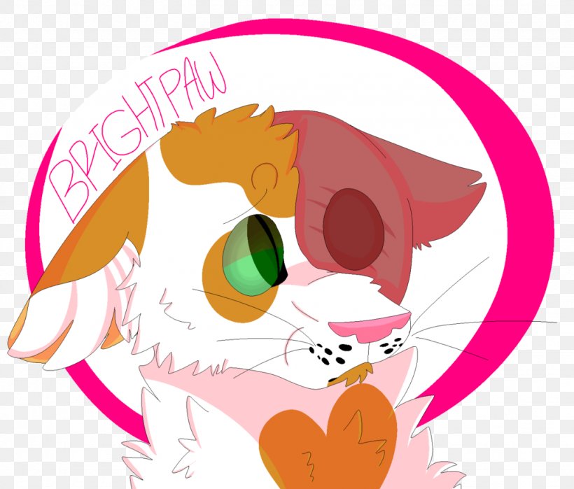 Cat Brightheart Warriors DeviantArt Pet, PNG, 1024x874px, Watercolor, Cartoon, Flower, Frame, Heart Download Free