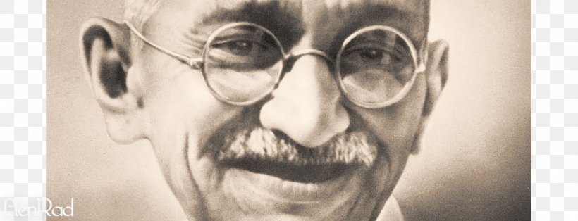 Mahatma Gandhi University, Meghalaya India Freedom's Battle Nonviolence, PNG, 955x366px, Mahatma Gandhi, Black And White, Bone, Close Up, Drawing Download Free