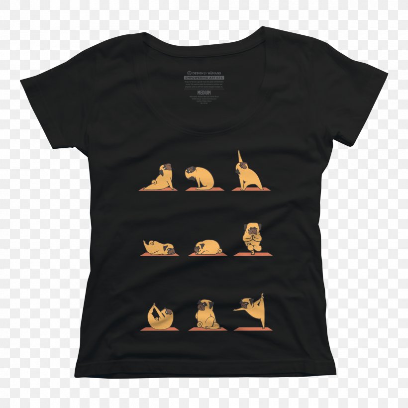 T-shirt Pug Hoodie Clothing, PNG, 2400x2400px, Tshirt, Active Shirt, Black, Bluza, Brand Download Free