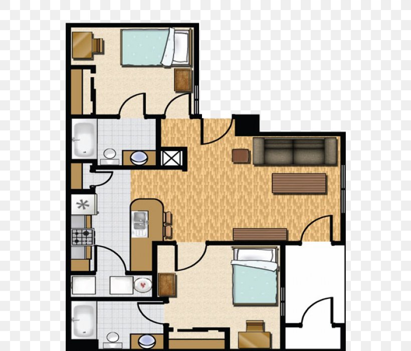 CastleRock At San Marcos Floor Plan Apartment House Home, PNG, 700x700px, Floor Plan, Apartment, Area, Bathroom, Bed Download Free