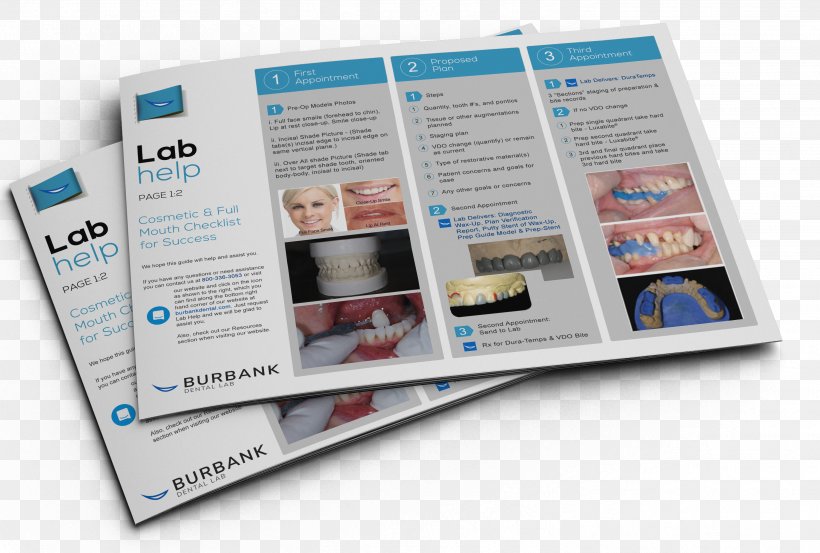 Dental Laboratory Dentistry Burbank Dental Lab Tooth, PNG, 2994x2022px, Dental Laboratory, Advertising, Brand, Brochure, Burbank Download Free