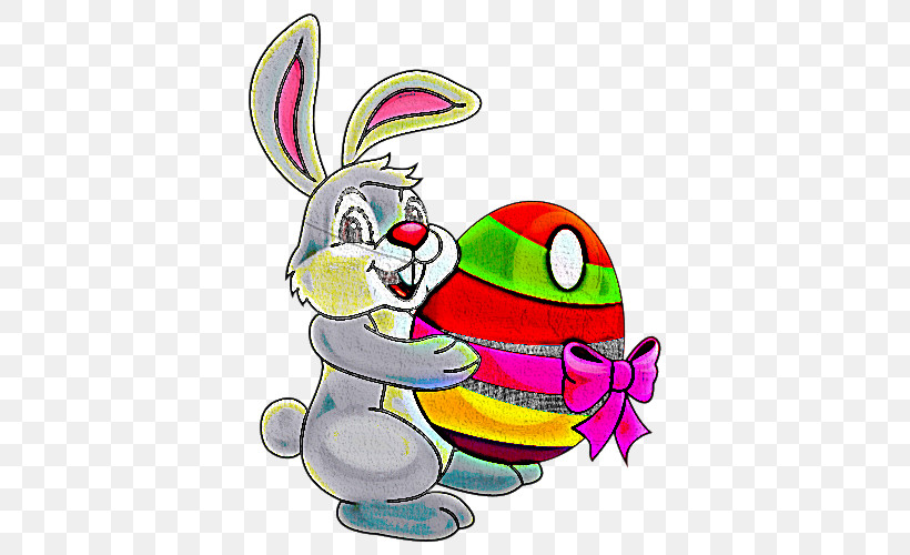 Easter Bunny, PNG, 500x500px, Cartoon, Animation, Easter Bunny, Rabbit, Rabbits And Hares Download Free