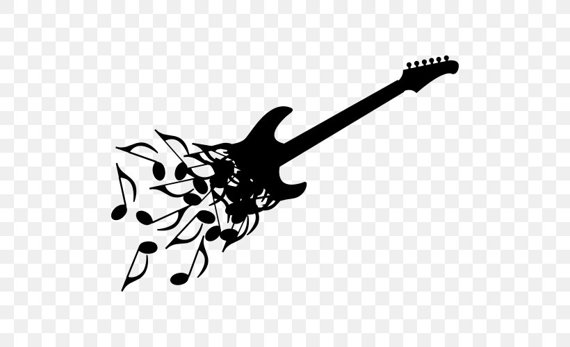 Electric Guitar Drawing Musical Instruments String Instruments, PNG, 500x500px, Electric Guitar, Andy Summers, Bass Guitar, Black, Black And White Download Free