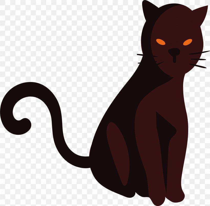 The Black Cat Whiskers Clip Art, PNG, 2617x2574px, Black Cat, Black, Carnivoran, Cat, Cat Like Mammal Download Free