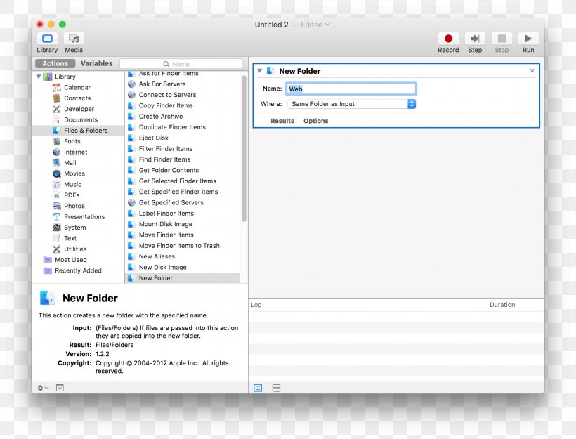 Automator MacOS Finder Apple, PNG, 2030x1548px, Automator, Apple, Applescript, Area, Brand Download Free