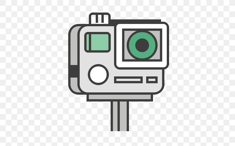 GoPro Camera, PNG, 512x512px, Gopro, Camera, Green, Photography, Technology Download Free