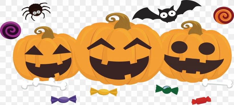 Jack-o'-lantern Candy Pumpkin Halloween, PNG, 4734x2137px, Pumpkin, Calabaza, Candy, Clip Art, Halloween Download Free