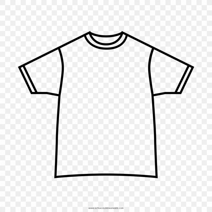 T-shirt Drawing Blouse Sneakers Coloring Book, PNG, 1000x1000px, Tshirt, Area, Black, Black And White, Blouse Download Free
