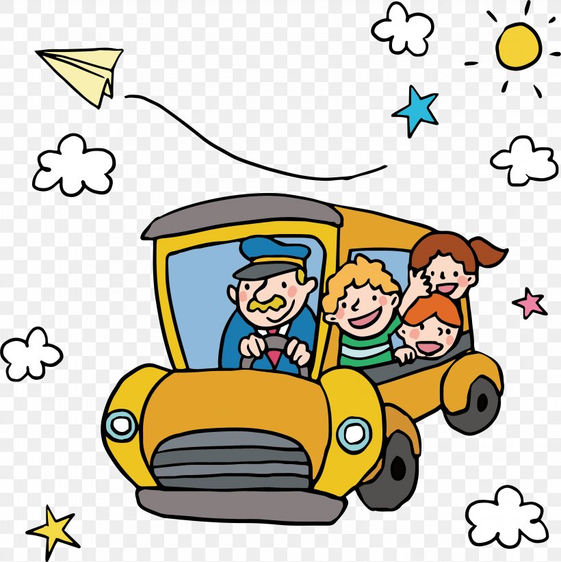 School Bus School Bus Yellow First Day Of School, PNG, 3164x3169px, Bus, Area, Cartoon, Fiction, First Day Of School Download Free