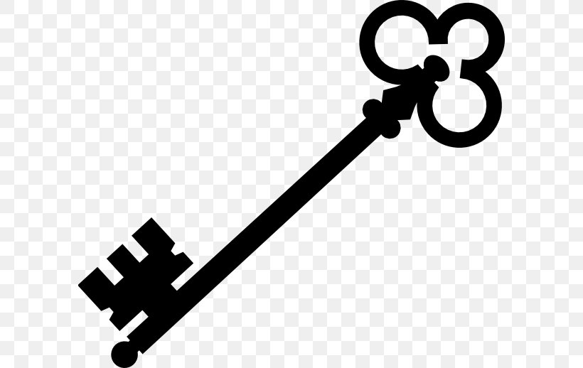 Key Clip Art, PNG, 600x518px, Key, Black And White, Body Jewelry, Drawing, Royaltyfree Download Free