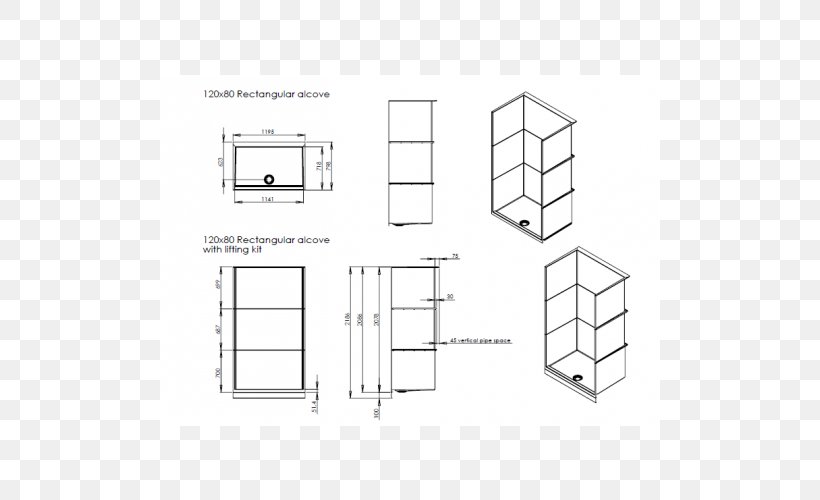 Technical Drawing Diagram Furniture, PNG, 500x500px, Technical Drawing, Black And White, Diagram, Drawing, Furniture Download Free