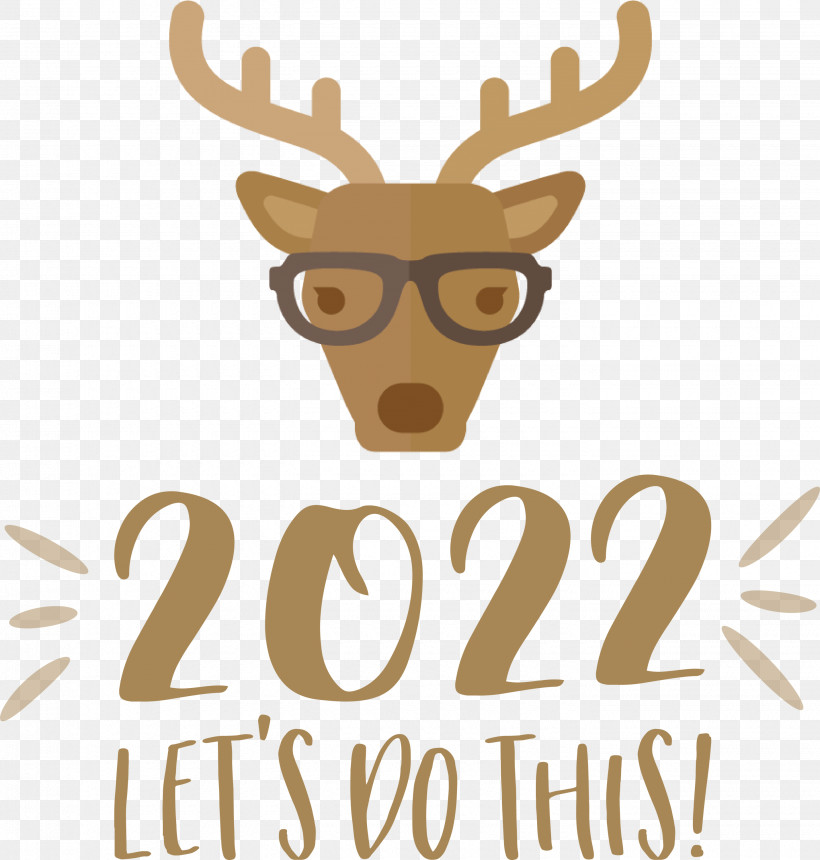 2022 New Year 2022 New Start 2022 Begin, PNG, 2860x3000px, Rudolph, Christmas Day, Drawing, Logo Download Free