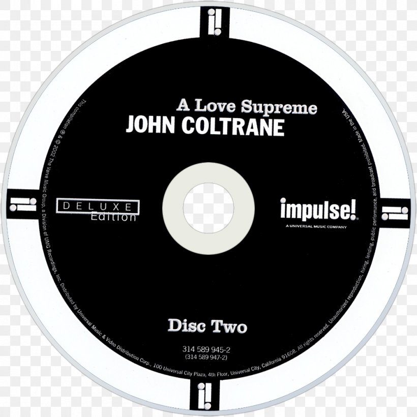 Compact Disc A Love Supreme Album Interstellar Space Coltrane, PNG, 1000x1000px, Watercolor, Cartoon, Flower, Frame, Heart Download Free