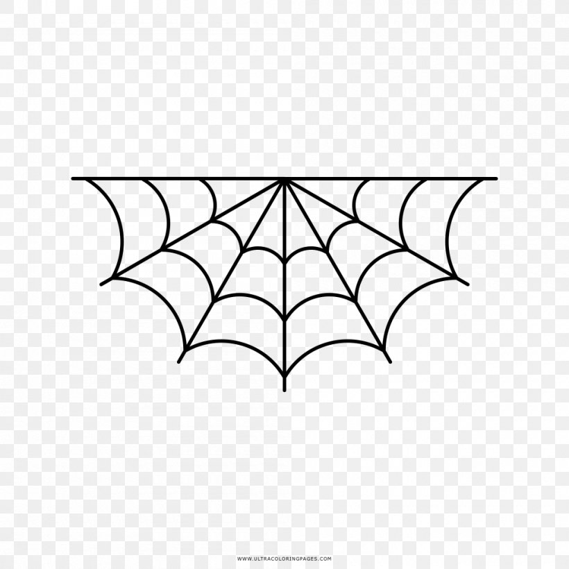 Spider Web Clip Art, PNG, 1000x1000px, Spider, Area, Black And White, Black House Spider, Cobweb Painting Download Free