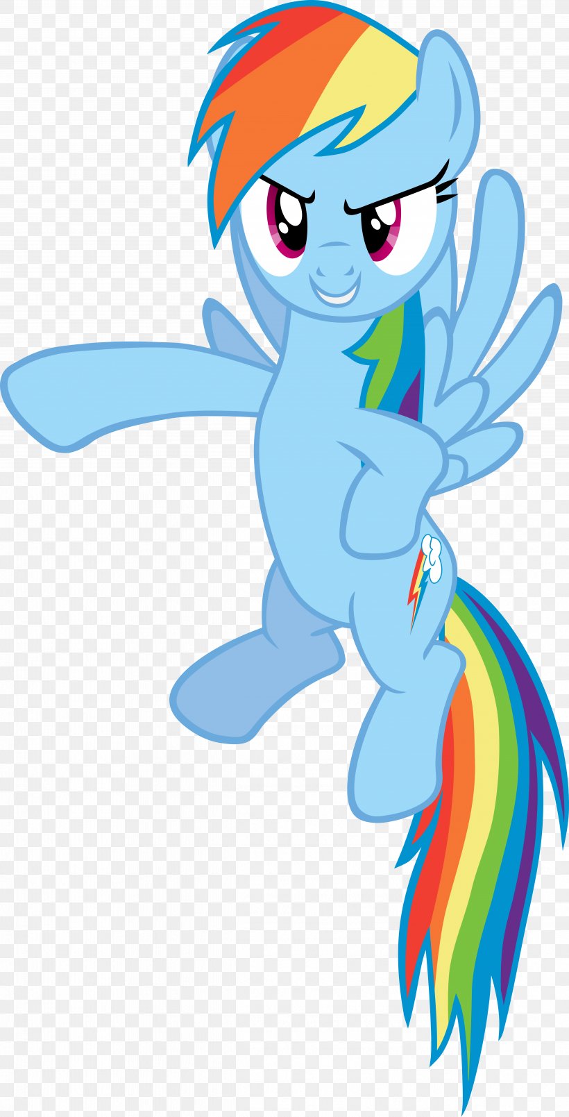 Pony Rainbow Dash Horse Clip Art, PNG, 4883x9582px, Pony, Animal Figure, Art, Artwork, Cartoon Download Free