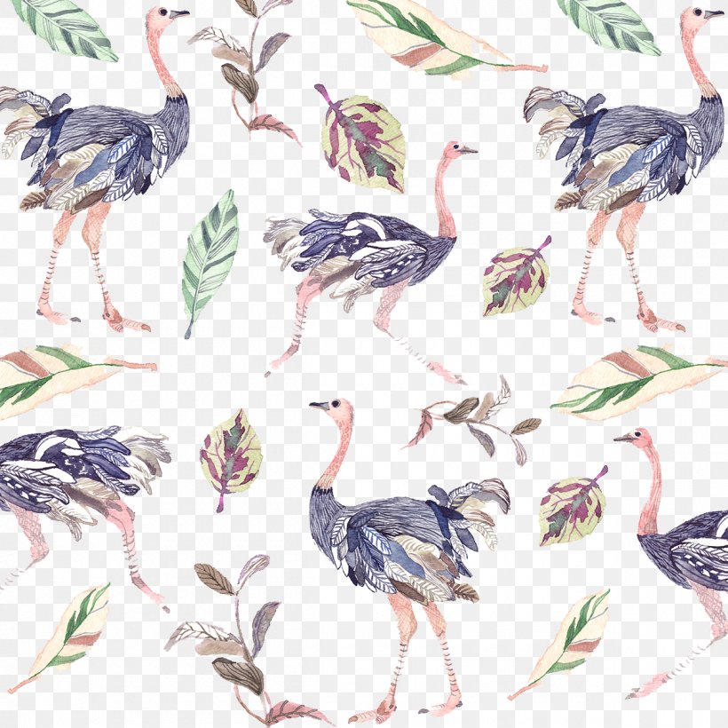 Common Ostrich Bird Creativity Illustration, PNG, 1200x1200px, Common Ostrich, Beak, Bird, Creativity, Designer Download Free