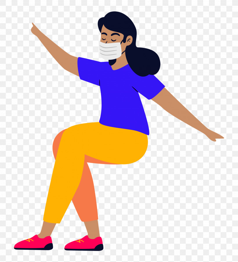 Girl With Mask Girl Mask, PNG, 2268x2500px, Girl, Arm Cortexm, Cartoon, Happiness, Leg Download Free