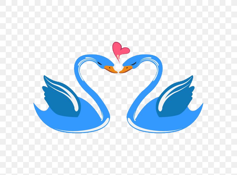Cygnini Bird Love Marriage Illustration, PNG, 605x605px, Cygnini, Beak, Bird, Blue, Donation Download Free