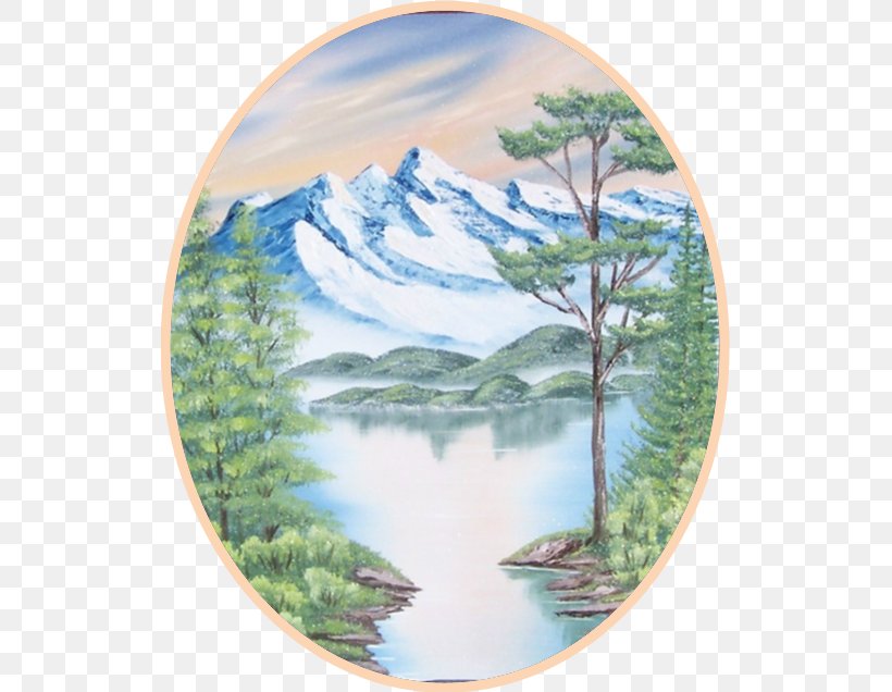 Oil Painting Ecosystem Water Resources Painter, PNG, 523x636px, Oil Painting, Bob Ross, Dishware, Dream, Ecosystem Download Free