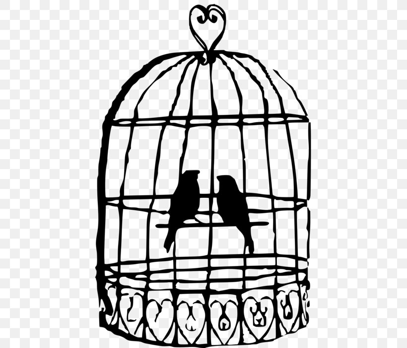 Birdcage Clip Art, PNG, 700x700px, Birdcage, Bird, Black And White, Cage, Drawing Download Free